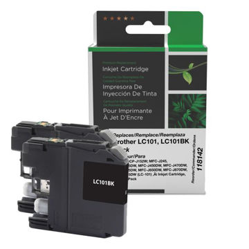 Picture of COMPATIBLE BLACK INKS FOR BROTHER LC101 2-PACK