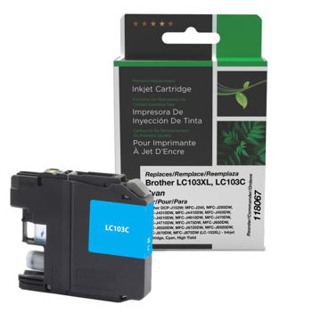 Picture of COMPATIBLE BROTHER HIGH YIELD CYAN INK