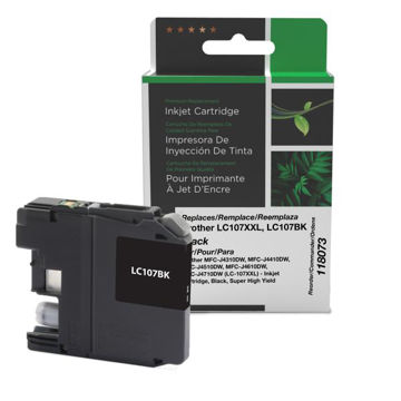 Picture of COMPATIBLE SUPER HIGH YIELD BLACK INK FOR BROTHER LC107XXL