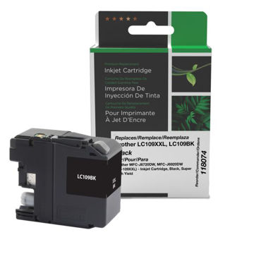 Picture of COMPATIBLE SUPER HIGH YIELD BLACK INK FOR BROTHER LC109XXL