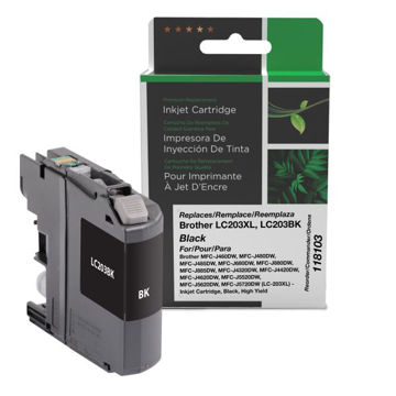 Picture of COMPATIBLE HIGH YIELD BLACK INK FOR BROTHER LC203XL