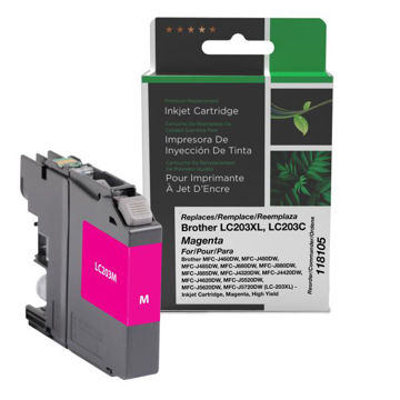 Picture of COMPATIBLE HIGH YIELD MAGENTA INK FOR BROTHER LC203XL