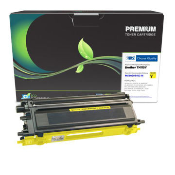 Picture of COMPATIBLE HIGH YIELD YELLOW TONER FOR BROTHER TN115