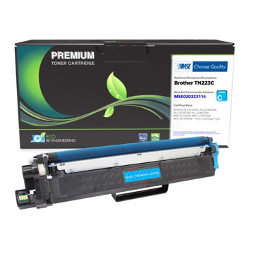 Picture of COMPATIBLE MSE BROTHER CYAN TONER TN223