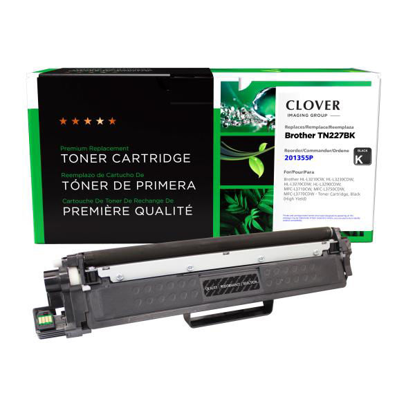 Picture of COMPATIBLE BROTHER  TN227BK HY BLACK TONER