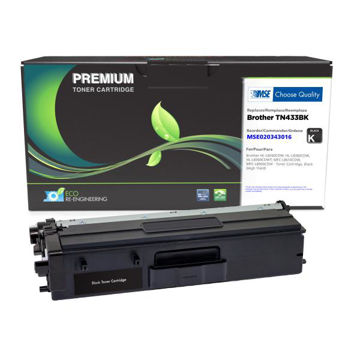 Picture of COMPATIBLE HIGH YIELD BLACK TONER FOR BROTHER TN433BK