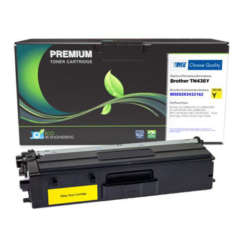 Picture of COMPATIBLE EXTRA HIGH YIELD YELLOW TONER FOR BROTHER TN436Y