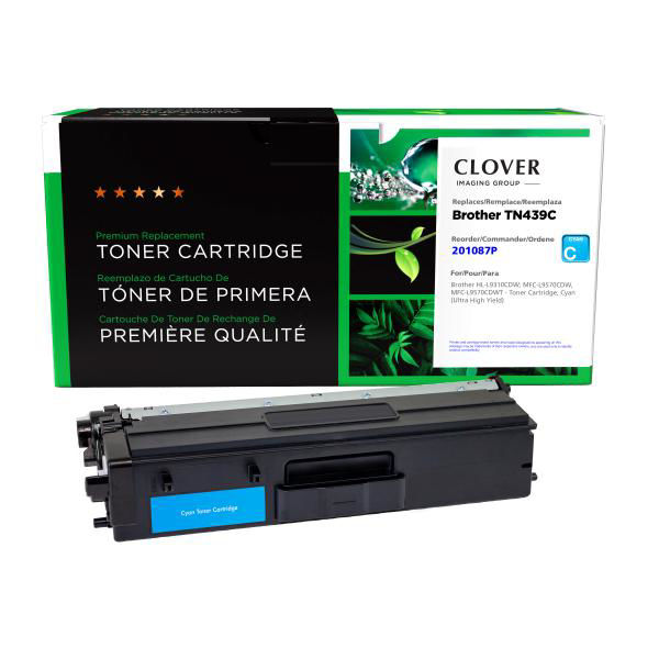 Picture of COMPATIBLE BROTHER TN439C ULTRA HY CYAN TONER