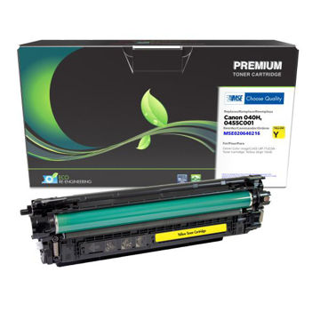 Picture of COMPATIBLE HIGH YIELD YELLOW TONER FOR CANON 0455C001 (040 H)