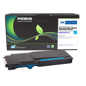 Picture of COMPATIBLE HIGH YIELD CYAN TONER FOR DELL C3760