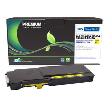 Picture of COMPATIBLE HIGH YIELD YELLOW TONER FOR DELL C3760