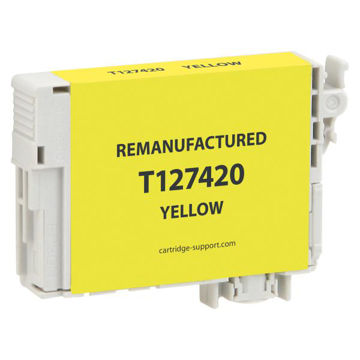 Picture of COMPATIBLE EPSON T127, T127420 EXTRA HIGH CAPACITY YELLOW INK