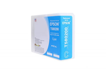 Picture of COMPATIBLE HIGH YIELD CYAN WIDE FORMAT INK FOR EPSON T580200