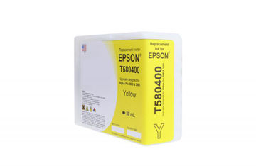 Picture of COMPATIBLE HIGH YIELD YELLOW WIDE FORMAT INK FOR EPSON T580400