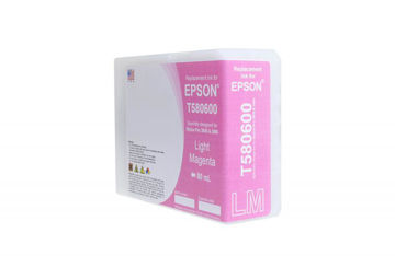 Picture of COMPATIBLE HIGH YIELD LIGHT MAGENTA WIDE FORMAT INK FOR EPSON T580600