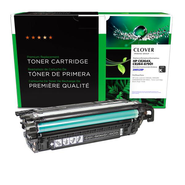 Picture of COMPATIBLE HP CE264X HIGH YIELD BLACK TONER