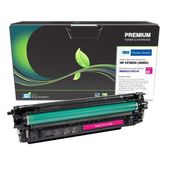 Picture of HP MSE REMANUFACTURED HIGH YIELD MAGENTA TONER CARTRIDGE