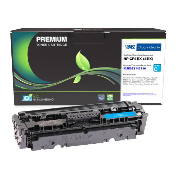 Picture of HP MSE REMANUFACTURED HIGH YIELD CYAN TONER CARTRIDGE