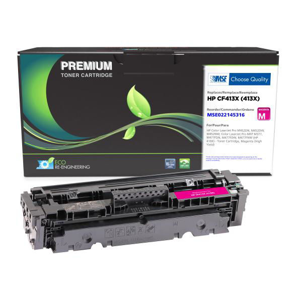 Picture of HP MSE REMANUFACTURED HIGH YIELD MAGENTA TONER CARTRIDGE