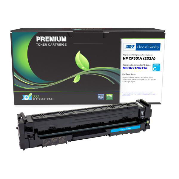 Picture of COMPATIBLE CYAN TONER FOR HP CF501A (HP 202A)