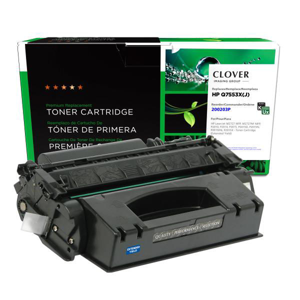 Picture of COMPATIBLE HP Q7553X(J) EXTENDED YIELD BLACK TONER