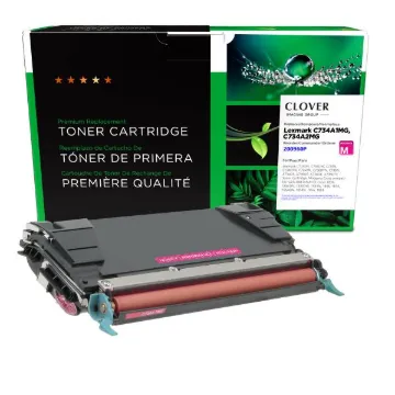 Picture of COMPATIBLE LEXMARK C734A1MG MAGENTA TONER