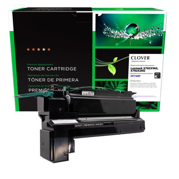 Picture of COMPATIBLE LEXMARK X792X1KG, X792X2KG EXTRA HY BLACK TONER
