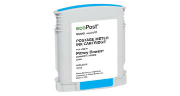 Picture of COMPATIBLE POSTAGE METER CYAN INK FOR PITNEY BOWES 787-D