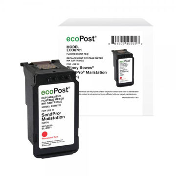 Picture of COMPATIBLE POSTAGE METER RED INK FOR PITNEY BOWES SL-870-1