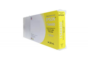 Picture of COMPATIBLE HIGH CAPACITY YELLOW WIDE FORMAT INK FOR EPSON T544400