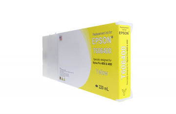 Picture of COMPATIBLE HIGH YIELD YELLOW WIDE FORMAT INK FOR EPSON T606400