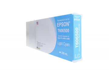 Picture of COMPATIBLE HIGH YIELD LIGHT CYAN WIDE FORMAT INK FOR EPSON T606500