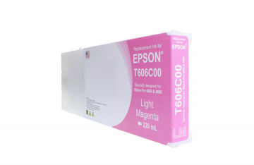 Picture of COMPATIBLE HIGH YIELD LIGHT MAGENTA WIDE FORMAT INK FOR EPSON T606C00