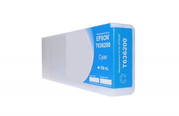 Picture of COMPATIBLE HIGH YIELD CYAN WIDE FORMAT INK FOR EPSON T636200