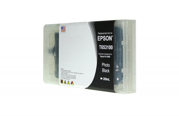 Picture of COMPATIBLE PHOTO BLACK WIDE FORMAT INK FOR T653100