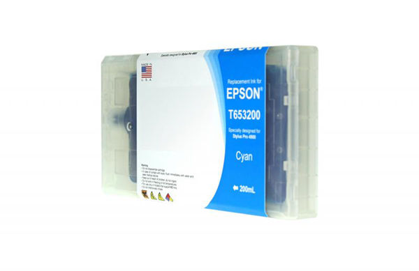 Picture of COMPATIBLE CYAN WIDE FORMAT INK FOR T653200