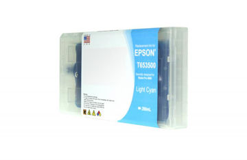 Picture of COMPATIBLE LIGHT CYAN WIDE FORMAT INK FOR T653500