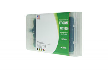 Picture of COMPATIBLE GREEN WIDE FORMAT INK FOR T653B00