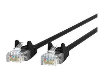 Picture of BELKIN PATCH CABLE RJ-45 (M) TO RJ-45 (M) 1 FT UTP CAT 5E BOOTED, SNAGLESS BLACK