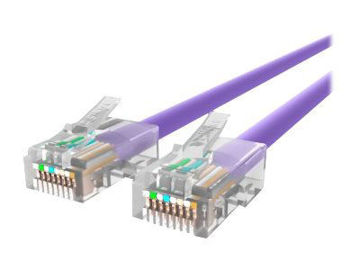 Picture of BELKIN PATCH CABLE RJ-45 (M) TO RJ-45 (M) 2 FT UTP CAT 5E PURPLE