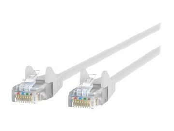 Picture of BELKIN PATCH CABLE RJ-45 (M) TO RJ-45 (M) 3 FT UTP CAT 5E BOOTED, SNAGLESS, STRANDED WHITE