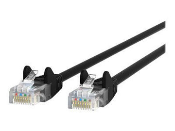 Picture of BELKIN 5FT CAT5E ETHERNET PATCH CABLE SNAGLESS, RJ45, M/M, BLACK