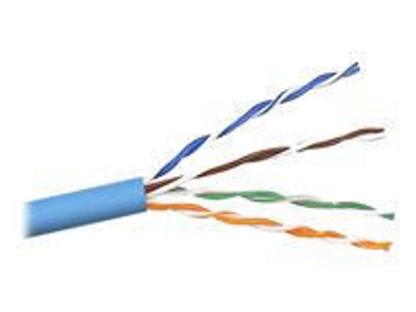 Picture of BELKIN - BULK CABLE - 1000 FT - UTP - CAT 5E - SOLID - BLUE