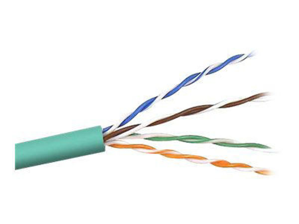 Picture of BELKIN - BULK CABLE - 1000 FT - UTP - CAT 5E - SOLID - GREEN