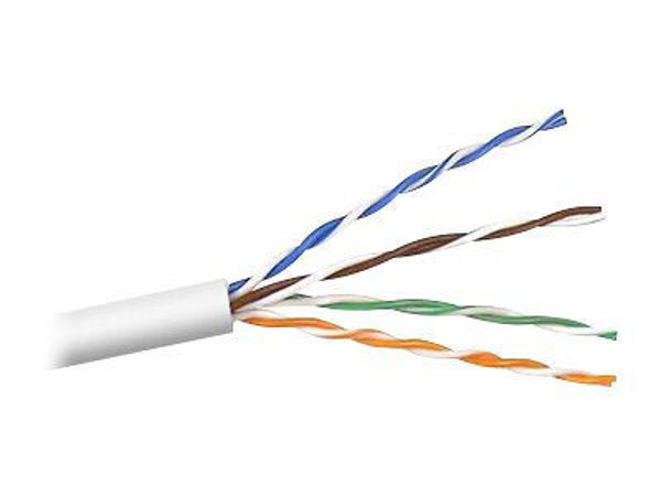 Picture of BELKIN - BULK CABLE - 1000 FT - UTP - CAT 5E - SOLID - WHITE