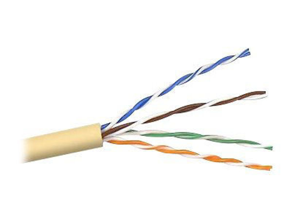 Picture of BELKIN - BULK CABLE - 1000 FT - UTP - CAT 5E - SOLID - YELLOW