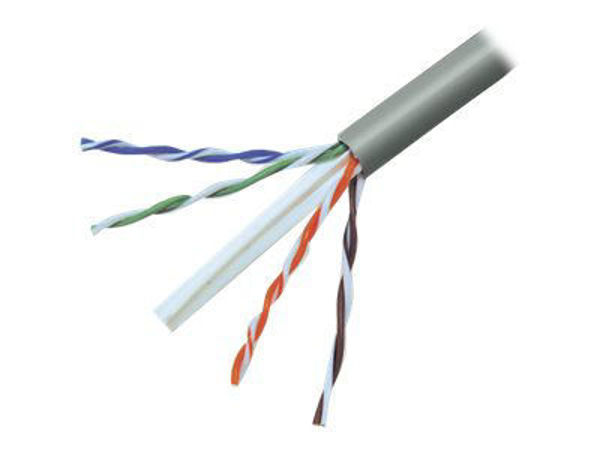 Picture of BELKIN - BULK CABLE - 1000 FT - UTP - CAT 6 - SOLID - GRAY