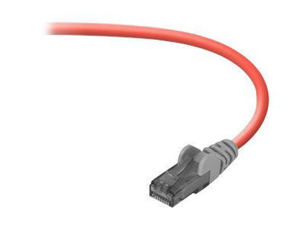Picture of BELKIN - CROSSOVER CABLE - RJ-45 (M) TO RJ-45 (M) - 3 FT - UTP - CAT 6 - SNAGLESS - RED