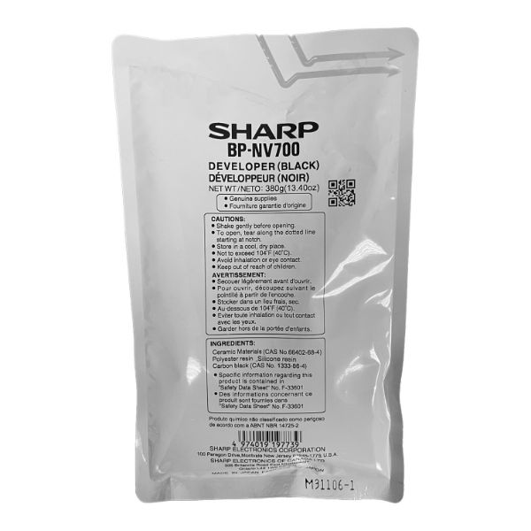 OES Solutions Store. SHARP BLACK DEVELOPER