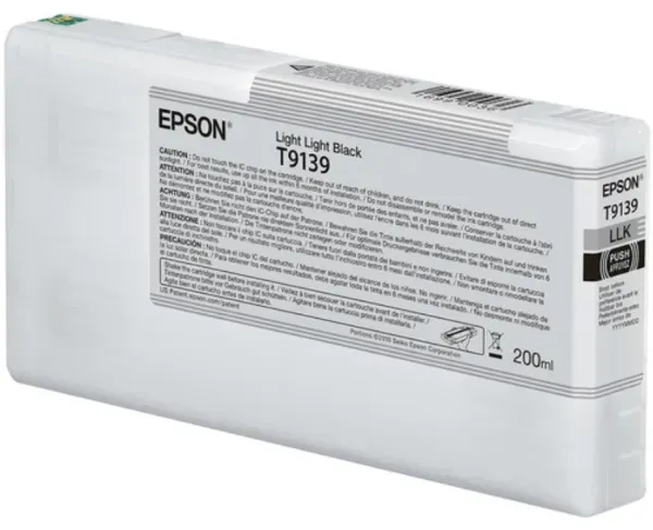 EPSON SURECOLOR P-SERIES ULTRACHROME HD INK- LIGHT LIGHT BLACK 200ML